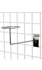 Chrome Single Hat Display for Wire Grid