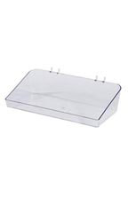 12"W x 6½"D x 3"H Plastic Tray for Slatwall