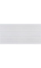 4 x 8 foot Horizontal White Slatwall Panel With Metal Inserts
