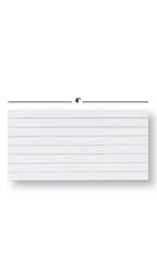 2 x 4 foot Horizontal White Slatwall Easy Panels - Pack of 2