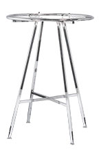 Chrome Round Clothing Rack