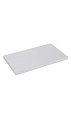 4-Way White Slatwall Tower Shelves