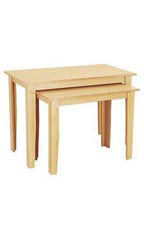 Maple Nesting Melamine Tables
