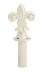 Boutique Fleur De Lis Finial for Counter Merchandise Hooks