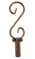 Boutique S-Shape Finial for Counter Merchandise Hooks
