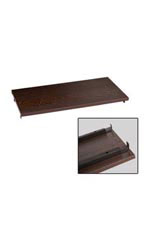 Boutique Vintage 24 inch Dark Walnut Shelf for Outrigger