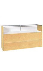70 inch Maple Jewelry Display Case Fully Assembled
