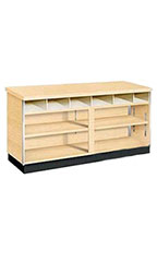 48 inch Maple Metal Framed Service Counter Fully Assembled