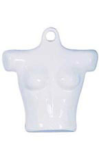 Economy Female White Plastic Shirt Form