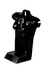Economy Female Black Plastic Countertop Form