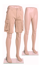 Male Plastic Mannequin Leg Form