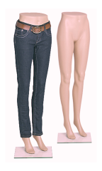Female Plastic Mannequin Leg Form