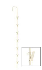 Metal Spring Clip 7 Hook Merchandiser Strip