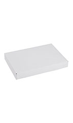 10 x 7 x 1 ¼ inch White Apparel Boxes