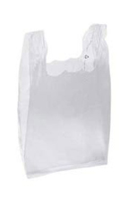 Medium Clear Plastic T-Shirt Bags - Case of 1,000