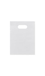 Small Low Density White Merchandise Bags - Case of 1,000