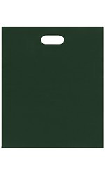 Large Low Density Dark Green Merchandise Bags - Case of 500