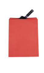 Large - Red Paper Merchandise Bags - Case of 500