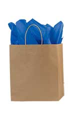 Medium (Cub) - Kraft Premium Folded Top Paper Bags - Case of 100