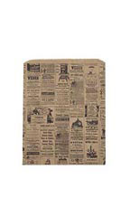 Large - Newsprint Paper Merchandise Bags - Case of 500