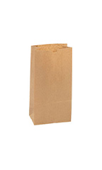 Small - Kraft Paper Sacks - Case of 1,000
