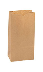 Medium - Kraft Paper Sacks - Case of 1,000