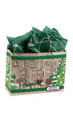 Large (Vogue) - Street Scene Paper Shopping Bags - Case of 100