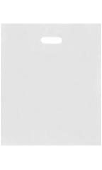 Large Clear Frosted Plastic Merchandise Bags - Case of 250