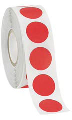 Self-Adhesive Red Labels